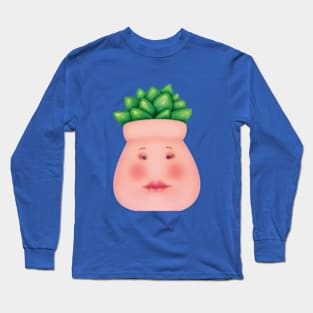 The succulent pot Long Sleeve T-Shirt